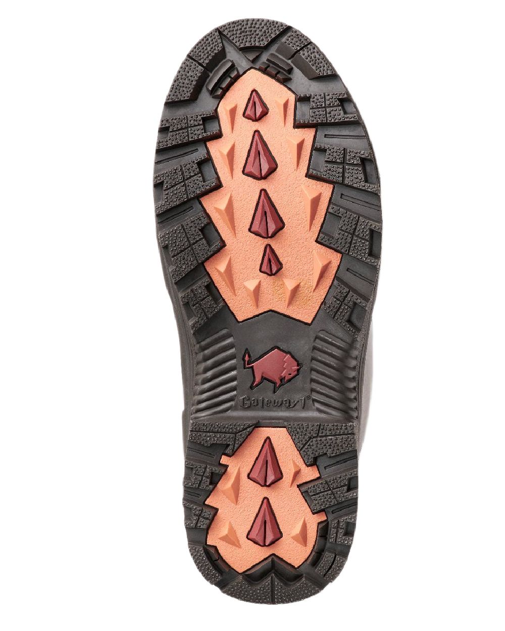 Dark Brown Coloured Gateway1 Pheasant Game Lady 17&quot; 5mm Wellingtons on white background 