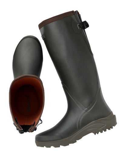 Khaki Coloured Gateway1 Sportsman II 18" 4mm Wellingtons on white background 