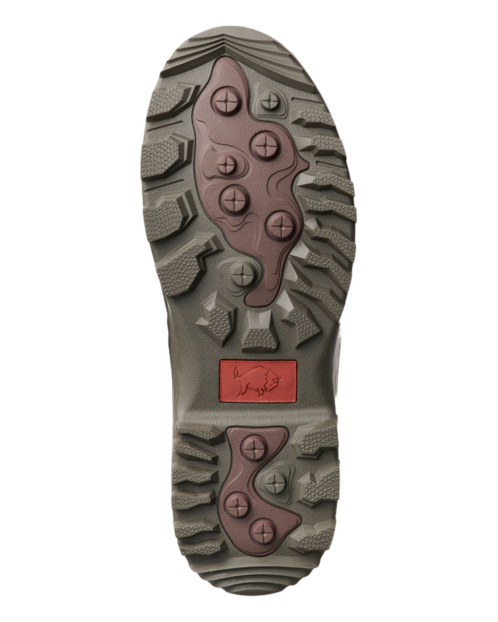 Khaki Coloured Gateway1 Sportsman II 18" 4mm Wellingtons on white background 
