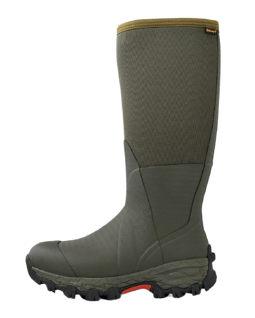 Dark Green Coloured Gateway1 Woodbeater 18&quot; 7mm Wellingtons on white background 