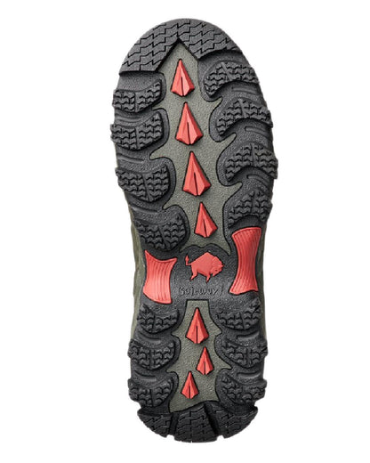 Dark Green Coloured Gateway1 Woodbeater 18&quot; 7mm Wellingtons on white background 