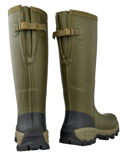 Olive Coloured Gateway1 Woodstalker 18&quot; Wellingtons on white background 