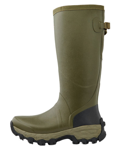 Olive Coloured Gateway1 Woodstalker 18&quot; Wellingtons on white background 