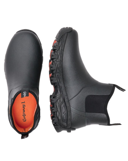 Black Coloured Gateway1 Woodwalker 7" 4mm Boots on white background 