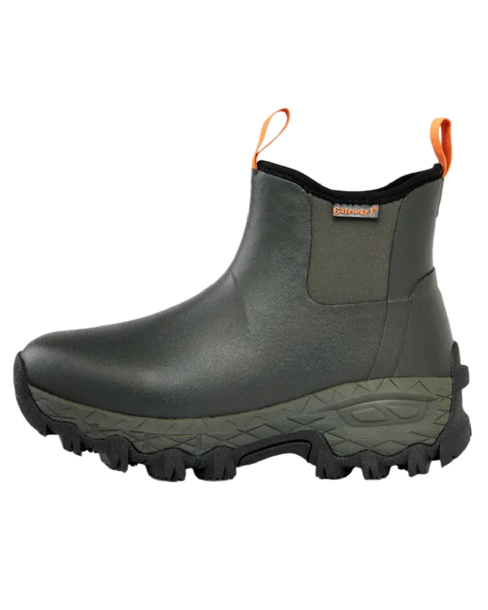 Forest Coloured Gateway1 Woodwalker 7" 4mm Boots on white background 