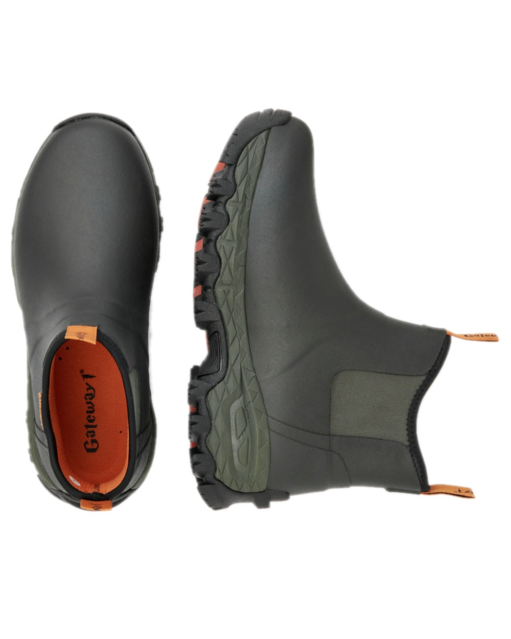 Forest Coloured Gateway1 Woodwalker 7" 4mm Boots on white background 