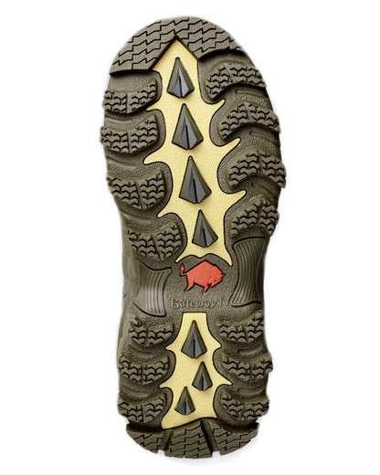 Walnut coloured Gateway1 Woodwalker Lady 17&quot; 4mm Wellingtons on White background 