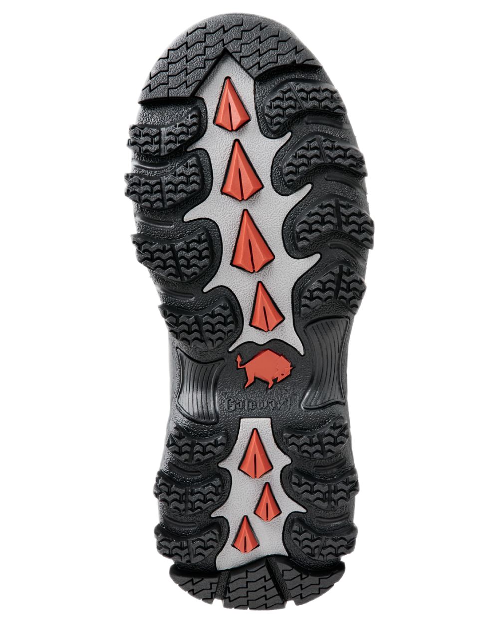 Black Coloured Gateway1 Woodwalker Lady 7" 4mm Boots on white background 