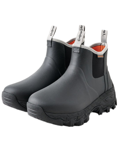 Black Coloured Gateway1 Woodwalker Lady 7" 4mm Boots on white background 