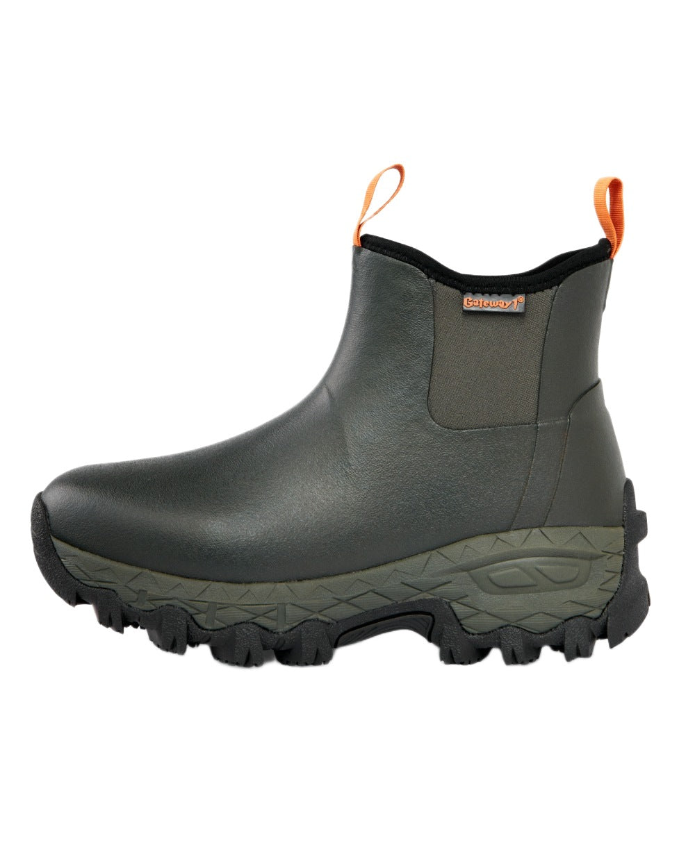 Forest Coloured Gateway1 Woodwalker Lady 7" 4mm Boots on white background 