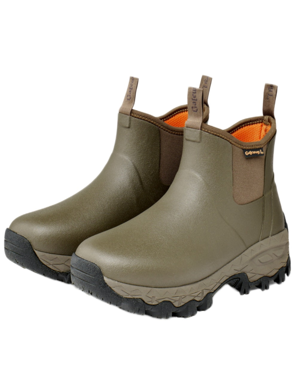 Walnut Coloured Gateway1 Woodwalker Lady 7" 4mm Boots on white background 
