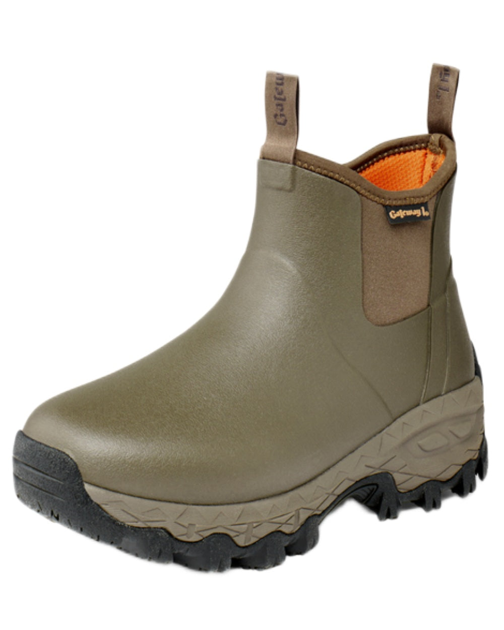 Walnut Coloured Gateway1 Woodwalker Lady 7" 4mm Boots on white background 