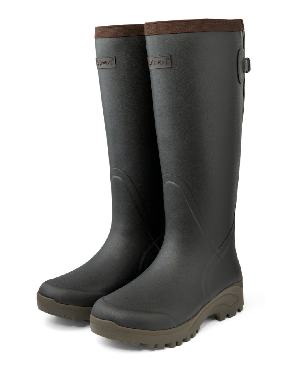 Gateway1 Sportsman II Lady 17&quot; Wellingtons in Khaki