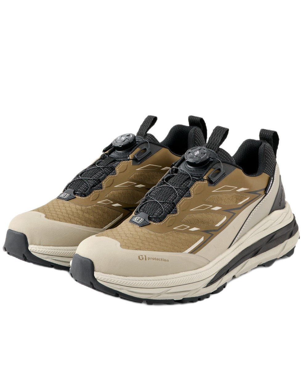 Dark Olive coloured Gateway1 Apus 3" G1 Speed Lacing Boots on white background 