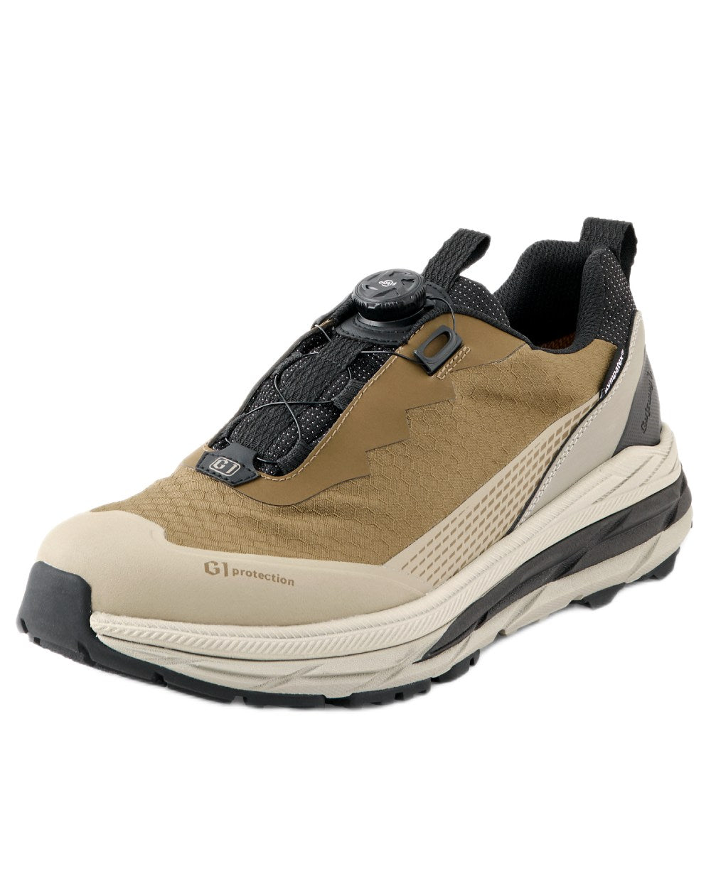 Dark Olive coloured Gateway1 Calvus 3" G1 Speed Lacing Shoes on white background 
