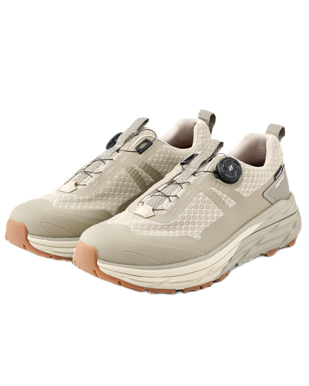 Beige coloured Gateway1 Cirrus 3" G1 Speed Lacing Shoes on white background 