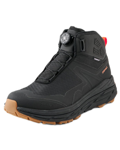 Black coloured Gateway1 Cirrus 5" G1 Speed Lacing Boots on white background 