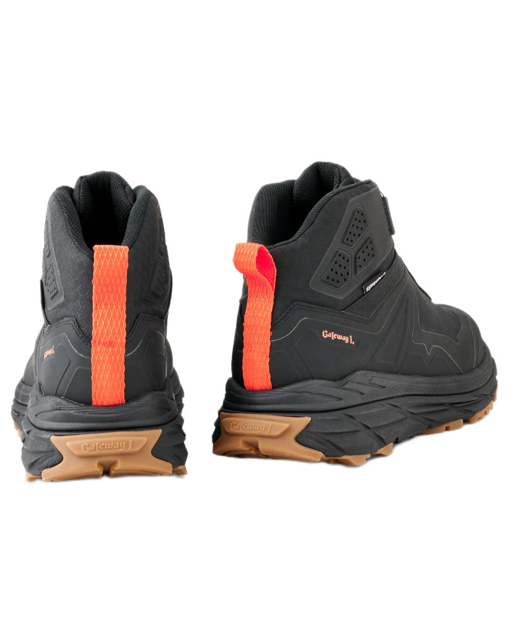Black coloured Gateway1 Cirrus 5" G1 Speed Lacing Boots on white background 