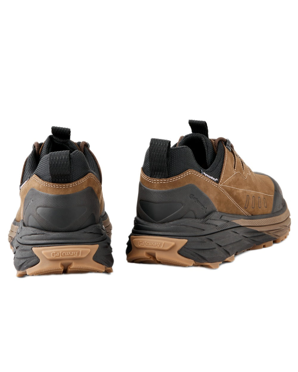 Coffee coloured Gateway1 Nimbo 3" Hiking Shoes on white background 