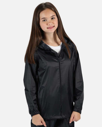 Regatta Kids Pro Stormbreak Waterproof Jacket In Navy 
