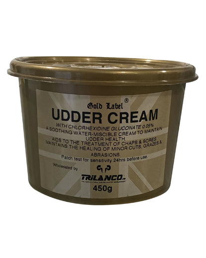 Gold Label Udder Cream 450g on white background