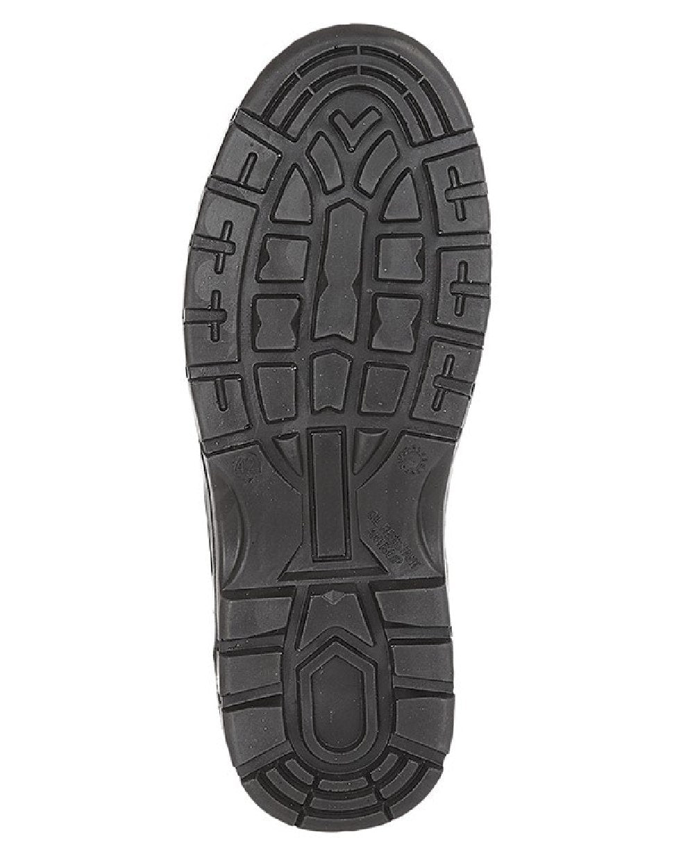 Black oloured Grafters Safety Waterproof Hiker Type Boots on white background 