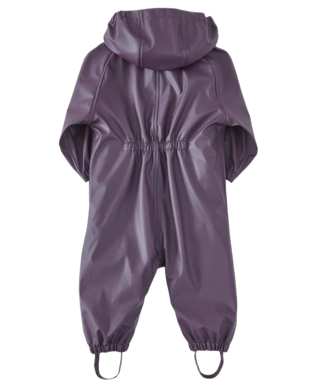 Amethyst Purple coloured Grass &amp; Air Childrens Puddle Suit on white background 