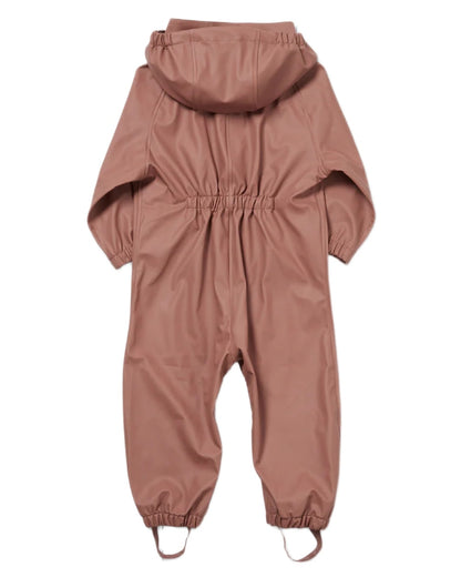 Rose coloured Grass &amp; Air Childrens Puddle Suit on white background 