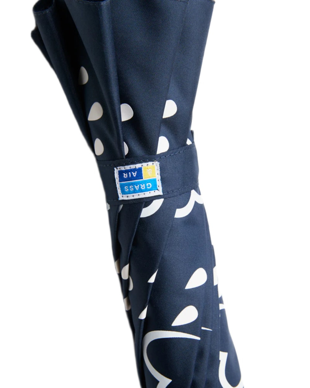 Navy coloured Grass &amp; Air Little Kids Colour-Revealing Umbrella on white background 