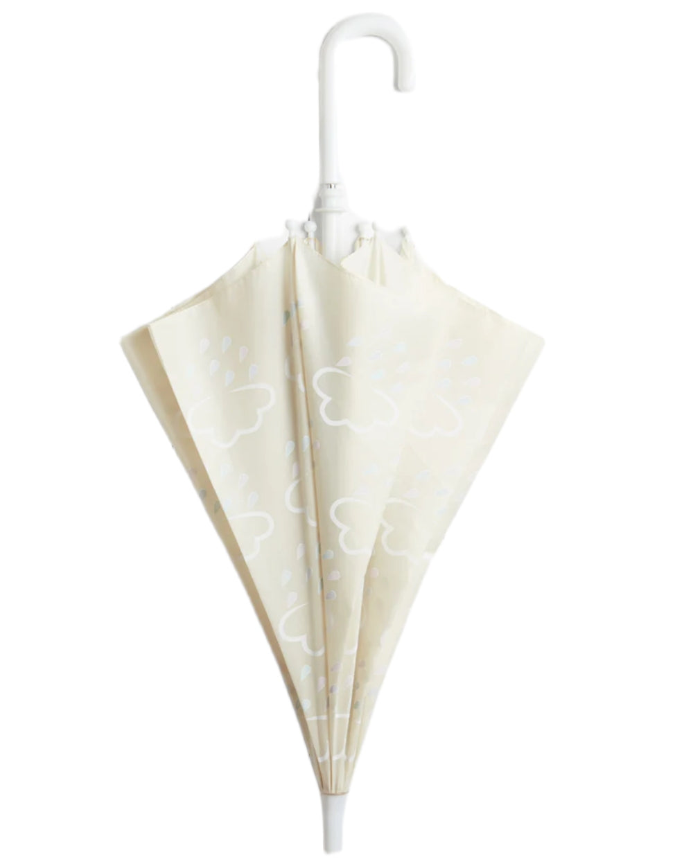 Stone coloured Grass &amp; Air Little Kids Colour-Revealing Umbrella on white background 