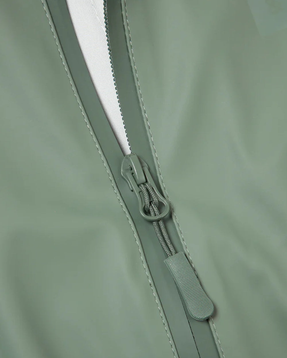 Khaki Green coloured Grass &amp; Air Childrens Puddle Suit on white background 