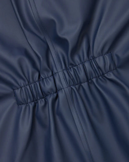 Navy coloured Grass &amp; Air Childrens Puddle Suit on white background 