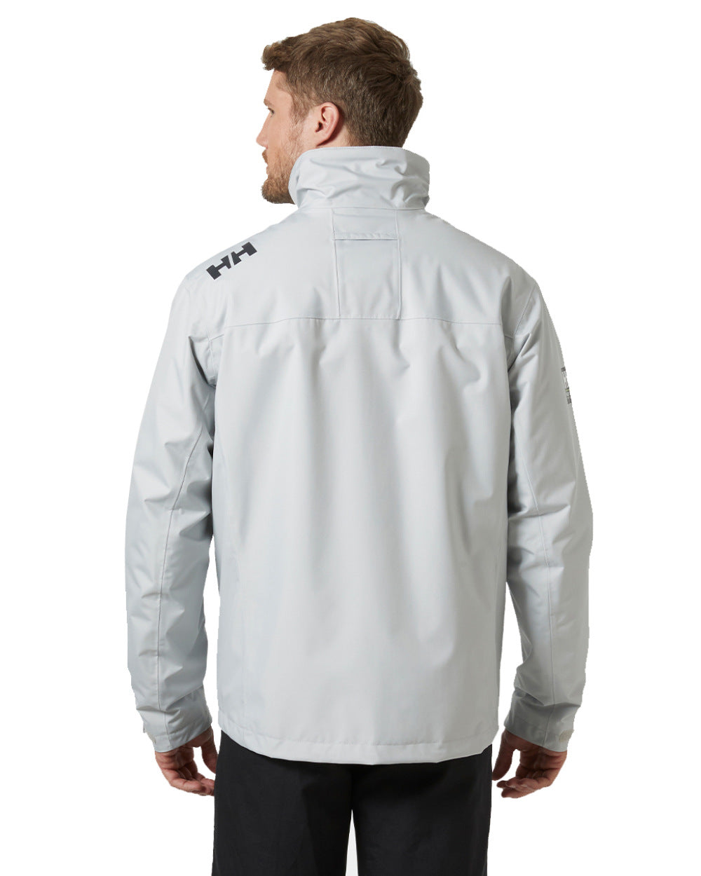 Grey Fog Coloured Helly Hansen Mens Crew Midlayer Jacket 2 On A White Background 