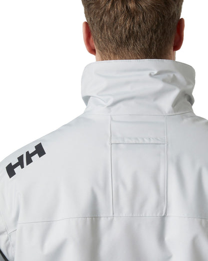 Grey Fog Coloured Helly Hansen Mens Crew Midlayer Jacket 2 On A White Background 