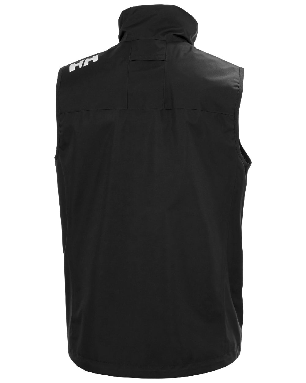 Black coloured Helly Hansen Mens Crew Sailing Vest 2.0 on white background 