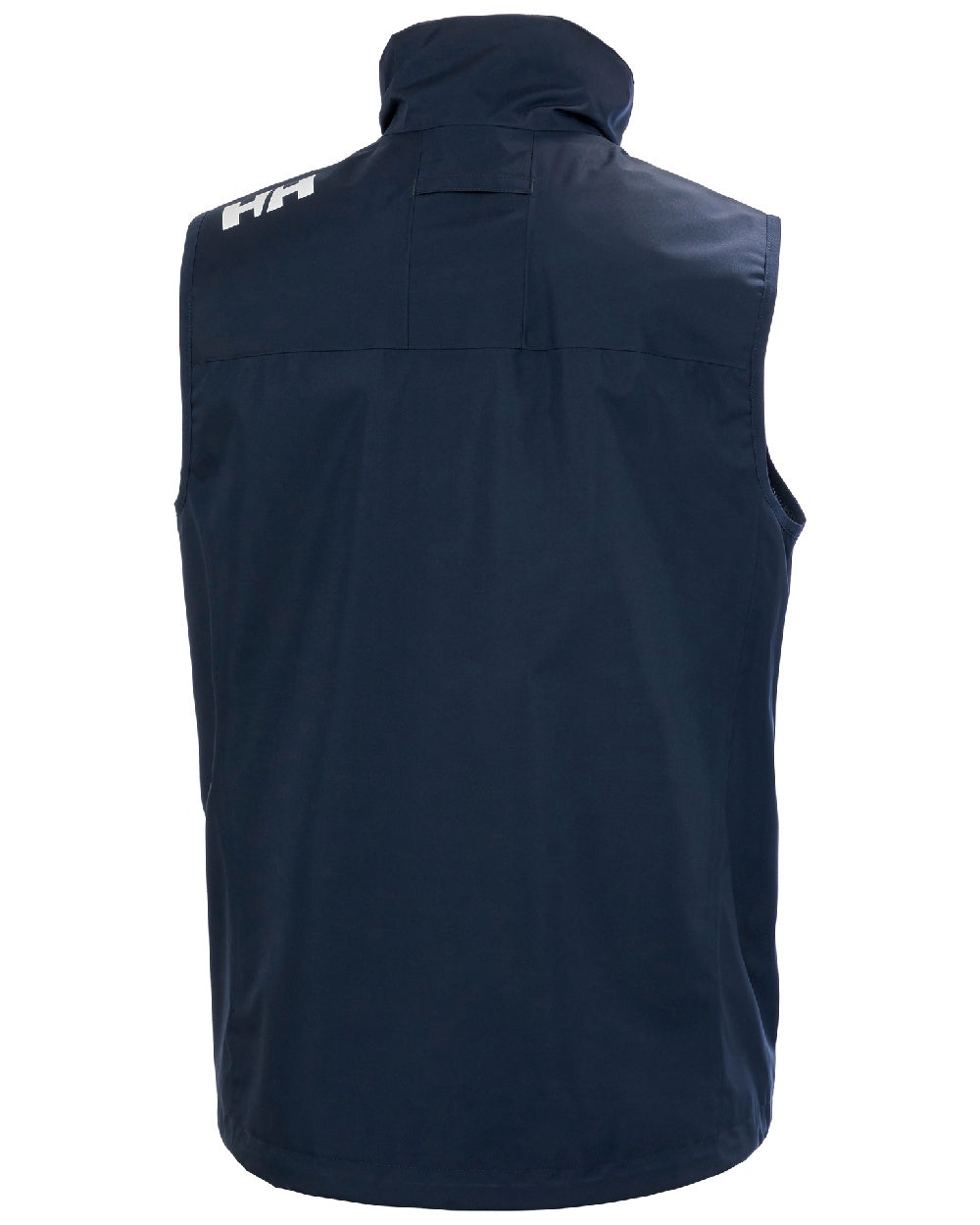 Navy coloured Helly Hansen Mens Crew Sailing Vest 2.0 on white background 