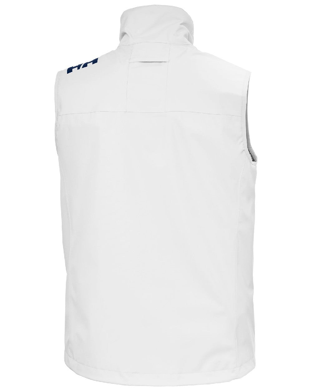 White coloured Helly Hansen Mens Crew Sailing Vest 2.0 on white background 