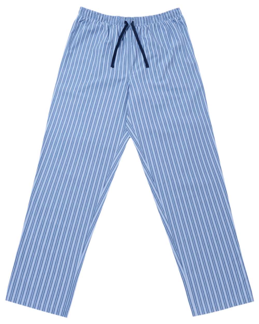 Grey Blue Coloured HJ Hall Mens Crew Neck T-Shirt And Long Pyjamas Set on white background 