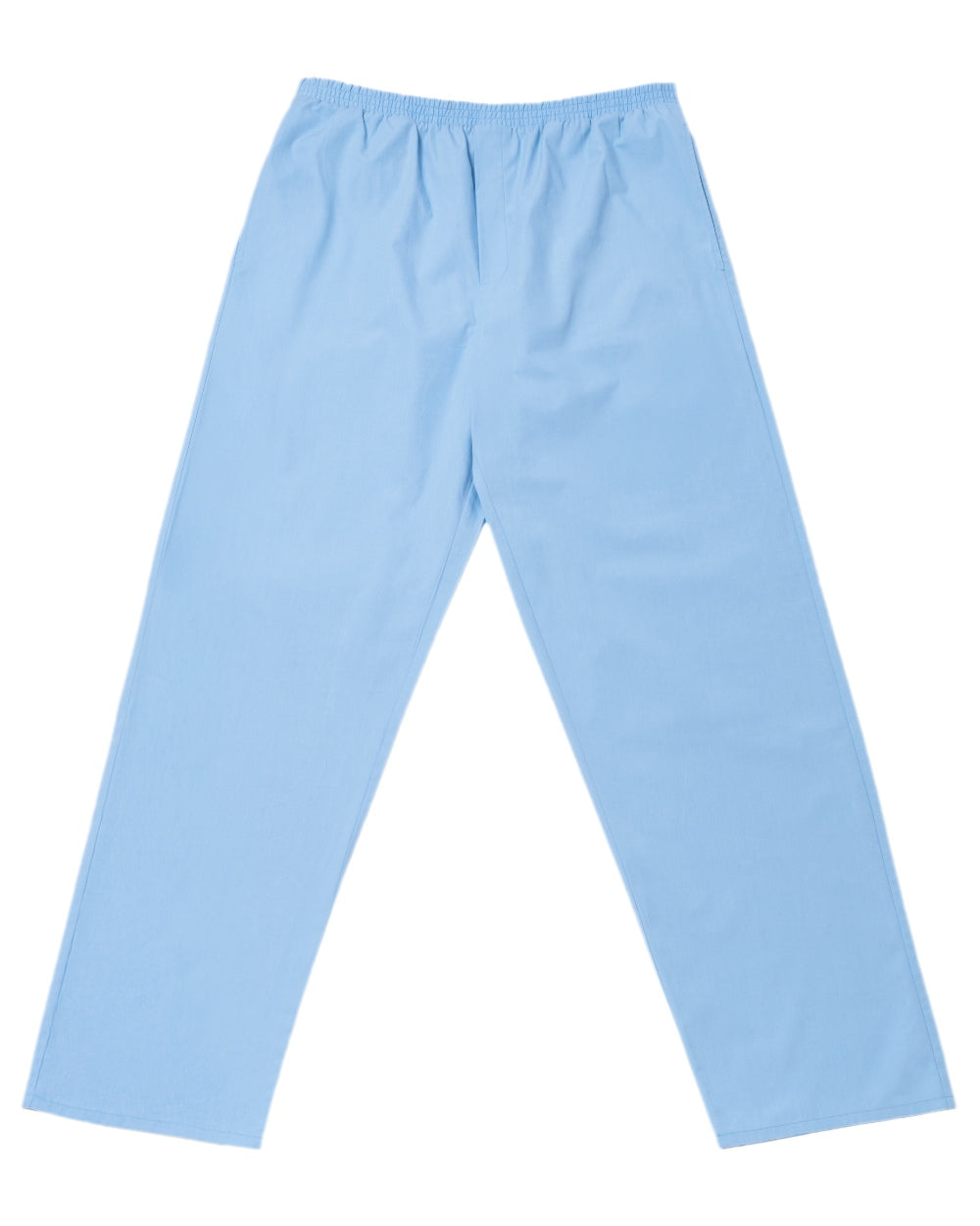 Light Blue Coloured HJ Hall Mens Pure Cotton Pyjamas on white background 
