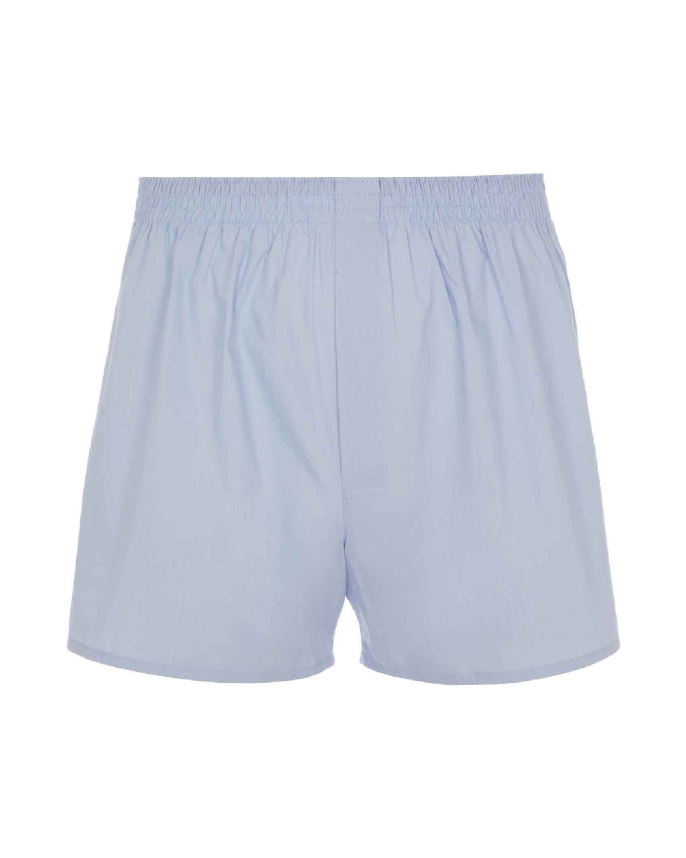 HJ Hall 2 Pack Pure Cotton Woven Boxers in Light Blue 