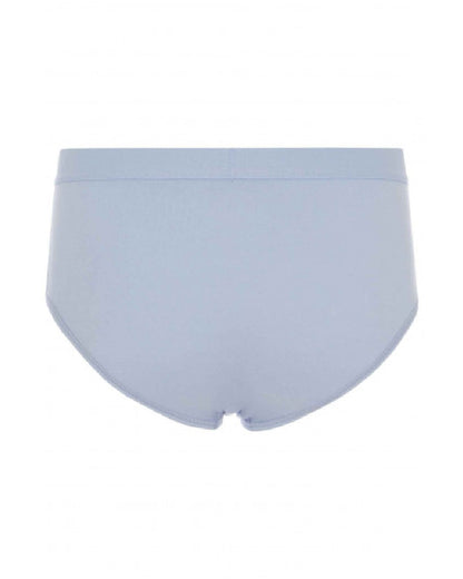 HJ Hall 3 Pack Pure Cotton Fly-Front Briefs in Light Blue 