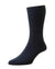 HJ Hall Bamboo Extra Wide Softop Socks In Navy #colour_navy