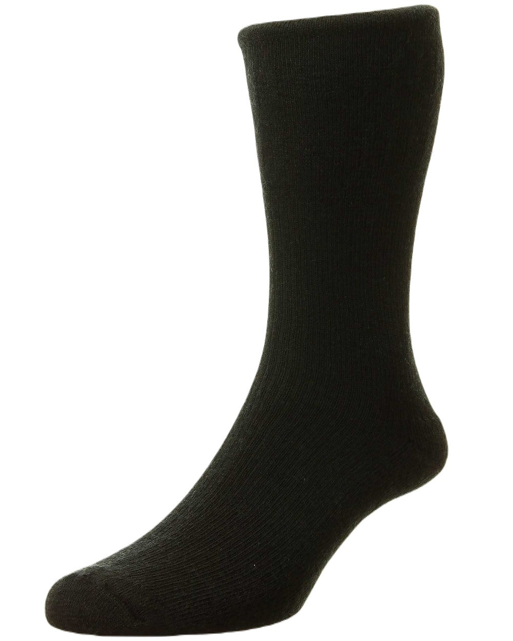 HJ Hall Cushion Sole Wool Softop Socks In Black 