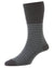 HJ Hall Houndstooth Wool Softop Socks In Airforce #colour_airforce