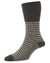 HJ Hall Houndstooth Wool Softop Socks In Light Grey #colour_light-grey