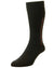 HJ Hall Fancy Panel Half Hose Socks in Black #colour_black