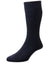 HJ Hall Cotton Extra Wide Softop Socks in Navy #colour_navy