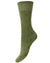 HJ Hall Leaf Cotton Comfort Top Socks in Khaki #colour_khaki