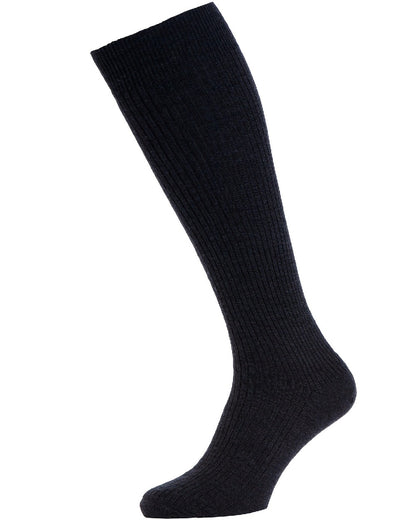 HJ Hall Wool Rich Immaculate Long Socks in Black 