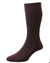 HJ Hall Original Cotton Soft Top Socks in Damson #colour_damson